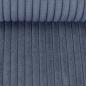 Preview: Samt Breitcord Wanja Fb. 259 Rauchblau von Swafing