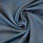Preview: French Terry Sommer Sweat Baumwolle Jeansoptik blau von FVJ