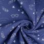 Preview: 994065.0801 Hamburger Liebe Double Gauze blau