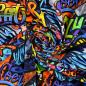 Preview: French Terry Sommersweat COOL Graffiti