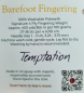 Preview: Laneras Barefoot Fingering Fb. Temptation weinrot Organic