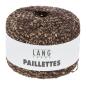 Preview: Garn Paillettes Fb. 68 Braun Gold von Langyarns
