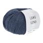 Preview: Bändchengarn Lino 100% Leinen Fb. 25 Dunkelblau von Langyarns