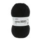 Preview: Lang Super Soxx Sockenwolle 6-Fach superwash Fb. 4 uni Schwarz