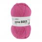 Preview: Strumpfwolle Lang Super Soxx 6ply Farbe pink superwash