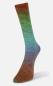 Preview: Watercolor Socks 4-fach Fb. 201 Türkis-grün-terrakotta Laines du Nord