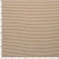 Preview: Baumwolle Jersey Yarn Dyed Stoff Streifen Kamel
