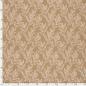 Preview: Musselin Stoff bedruckt Blatter Beige