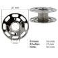 Preview: Philipp Bobbins Spulen 9 mm für Bernina Nähmaschinen