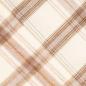 Preview: Mantelstoff Woven pl/wo brushed checks Wollweiß-beige