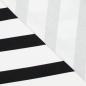 Preview: French Terry Sommersweat breite Streifen Creme-Schwarz