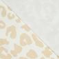 Preview: Canvas Baumwolle Webware Leo-Optik Fb. creme-beige