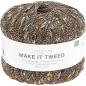 Preview: Creative Make It Tweed Beilaufgarn Fb. Classic Braun 50g 475m