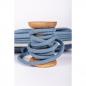 Preview: Kordel jeansblau hell 7 mm breit geflochten von Westfalenstoffe