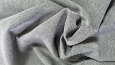 Bi-Stretch Gabardine Alois Mittelgrau melange