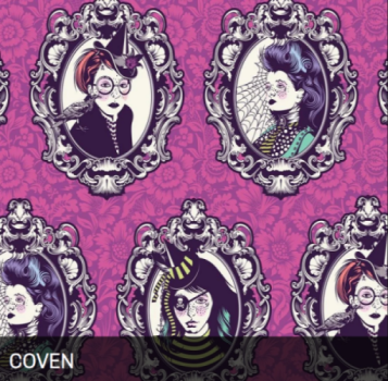 Patchworkbaumwolle Nightshade Deja Vue Fb. 205 Coven by Tula Pink for Free Spirit