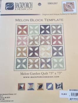 Melon Block Template 8'' - 3 pieces Set