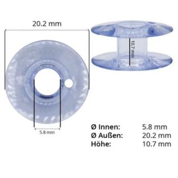 Spule für Singer Panoramic SB Karte a 10 Stück
