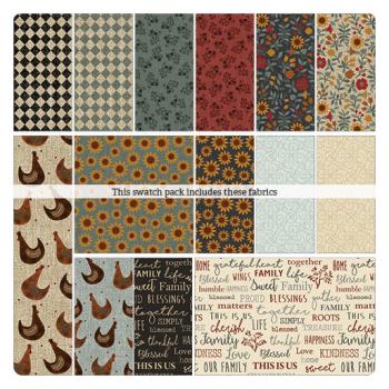 Strippies (Jelly) Quilter Barn prints 2 by Painted Sky Studio for Benartex