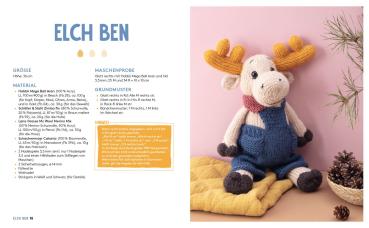 Hej. Kuscheltiere stricken Supersoft und kuschelweich – Elch, Uhu, Luchs und Co. von EMF-Verlag