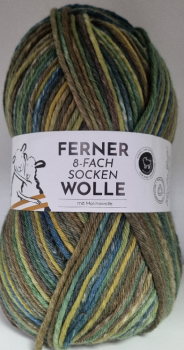 Ferner Sockenwolle 8-Fach Fb. 782-24 150 g 225 m