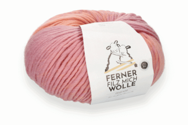 Filzwolle Filz Mich Fb. 2053 Rosa-lachs von Ferner Wolle AT