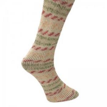 Ferner Wolle Mally Socks Farbe 110222 Gelb-Apricote