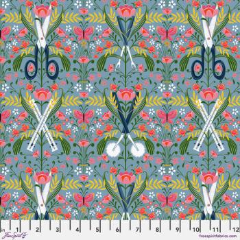 Patchworkbaumwolle Damask Gadgets - Panel by Magic Makers PWCD120 by Cori Dantini for Free Spirit