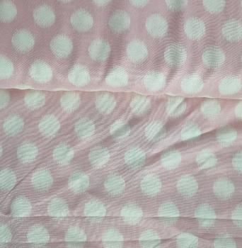 Viskose Rayon Momentum-Threaded Rosa mit Punkten Anna Maria