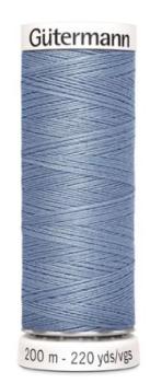 Nähgarn Allesnäher 200m Polyester Fb 64 graublau von Gütermann