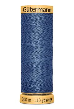 Nähgarn Ce N50 naturreine Baumwolle 100m Col. 5624 Jeansblau von Gütermann
