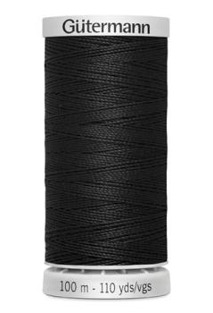 Nähgarn Extra Stark 100m Schwarz Fb. 000 von Gütermann