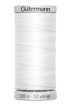 Nähgarn Extra Stark 100m hart weiß Polyester Fb. 800 von Gütermann