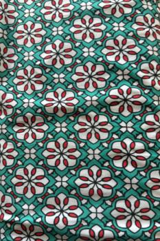 Jersey Baumwolle Mandala grün FVJ