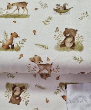 French Terry Sommer Sweat Baumwolle Fräulein von Julie Waldtiere