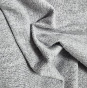 Strickstoff 100% Merino hellgrau melange