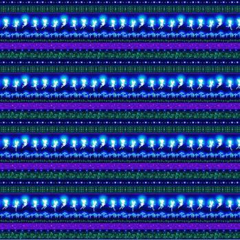 Patchworkbaumwolle Summer Night Soiree by Henry Glass, glow in the dark