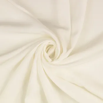 Viskose Stoff Uni Fb. Wollweiß