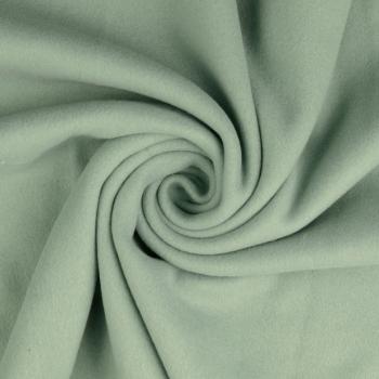 Fleece 100% Baumwolle organic Bio 150 cm breit Fb. Salbei