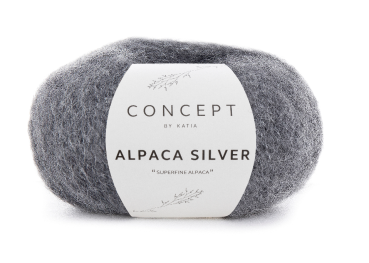 Katia Concept Alpaca Silver grau Fb.256