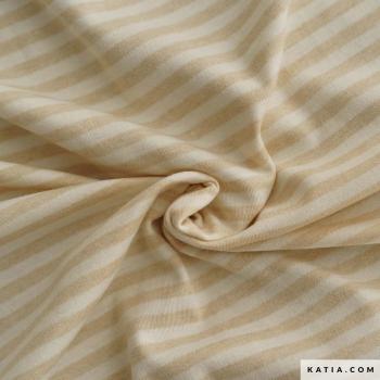 Purest Cotton Knit – Big Stripes Interlock Jersey Bio Katia