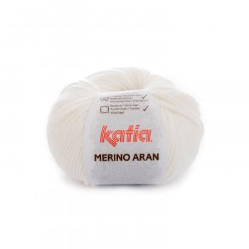 Merino Aran von Katia Farbe 03: Wollweiß