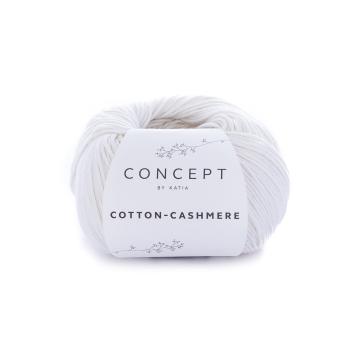 Baumwollgarn Cotton-Cashmere Fb. 52 Weiß von Katia