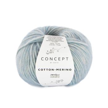 Baumwollgarn Cotton-Merino Fb. 142 Taubenblau
