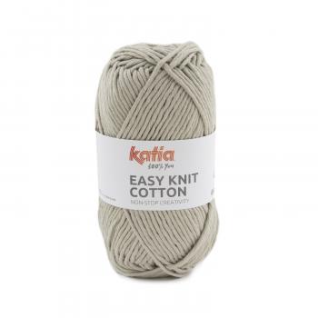 Easy Knit Cotton von Katia Fb. 7 Steingrau