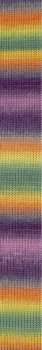 Multicolorgarn Merino mit Seide Concept Silky Lace Rainbow Fb. 306 306 - Lila-Blau-Orange