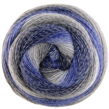 Gomitolo Versione Dochtgarn mit Farbverlauf Fb. 455 Blau-grau