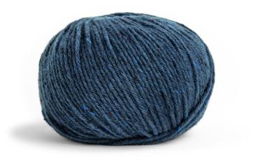Como Grande Tweed von Lamana 100% Schurwolle Fb. 53 Nachtblau