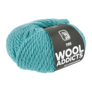 Lang Wool Addicts Fire Farbe 71 Türkis