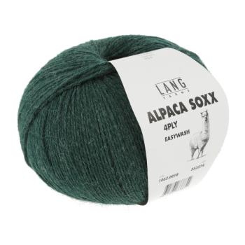Alpaca Soxx 4-fädig Fb. 18 dunkelgrün melange